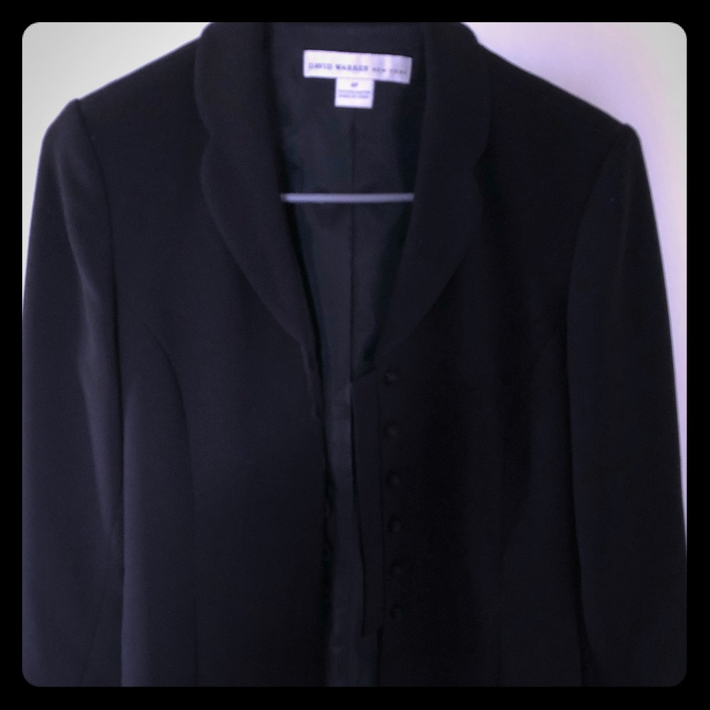 Gently used — flawless Black David Warren Blazer